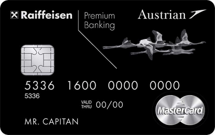 Кредитная карта Райффайзен Austrian Airlines Black Edition